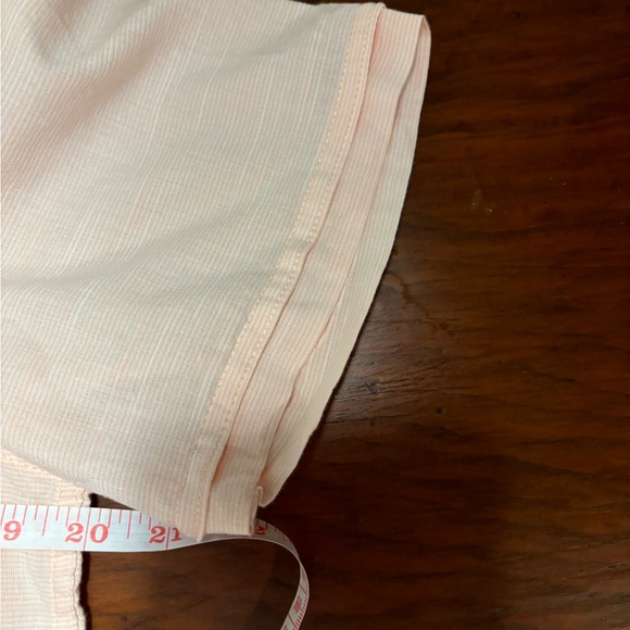 Mens Izod Saltwater peach short sleeved button down cotton shirt size S - Picture 9 of 9